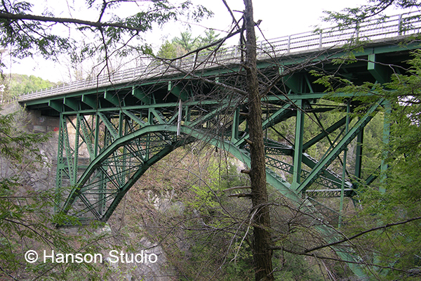 Quechee, VT - Steel Arch Bridge over Quechee Gorge